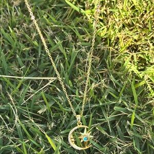 Moon and Star necklace